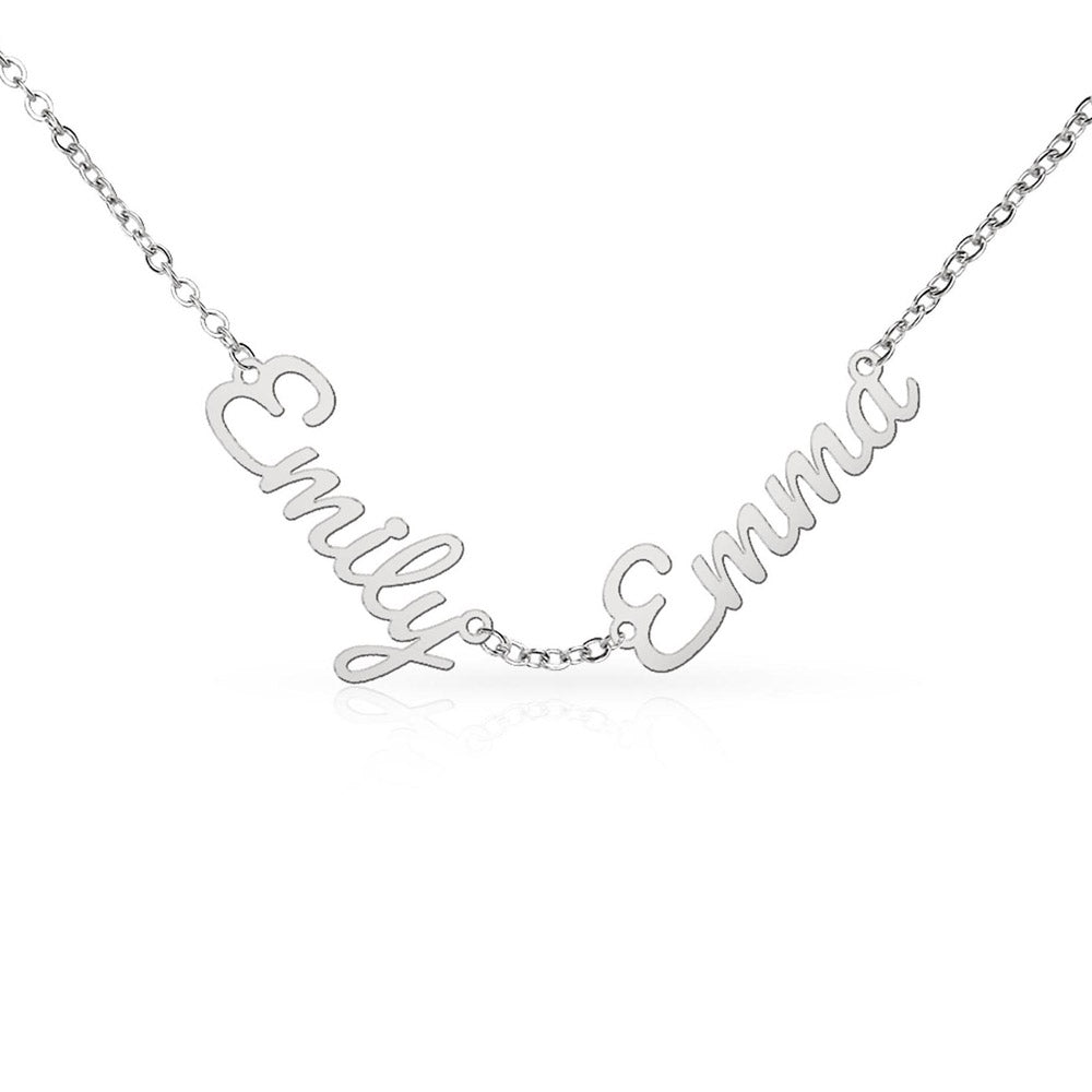 Multiple Name Plate Necklace