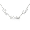 Multiple Name Plate Necklace