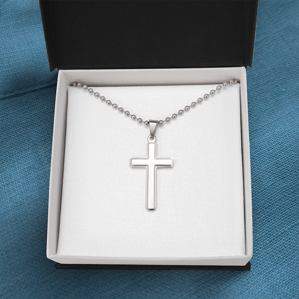 Cross with Ball Chain