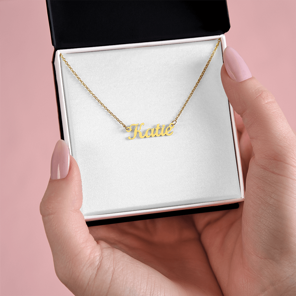 Custom Name Plate Pendant