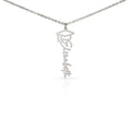 Graduation Cap Custom Name Necklace