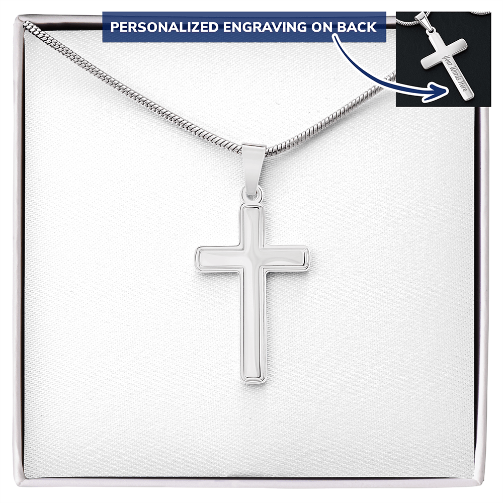 Cross Pendant with Engraving