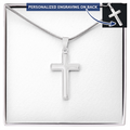 Cross Pendant with Engraving