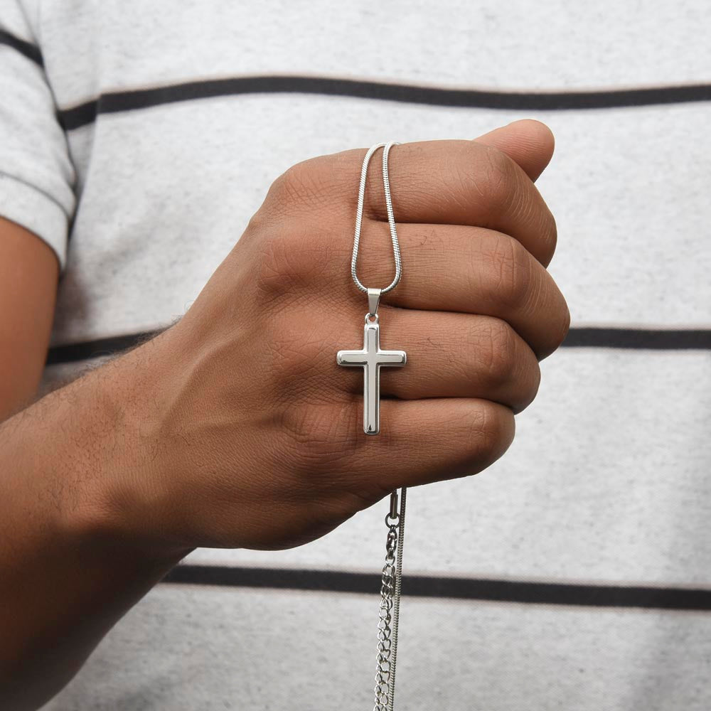 Cross Pendant with Engraving