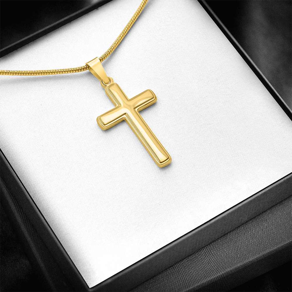Cross Pendant with Engraving