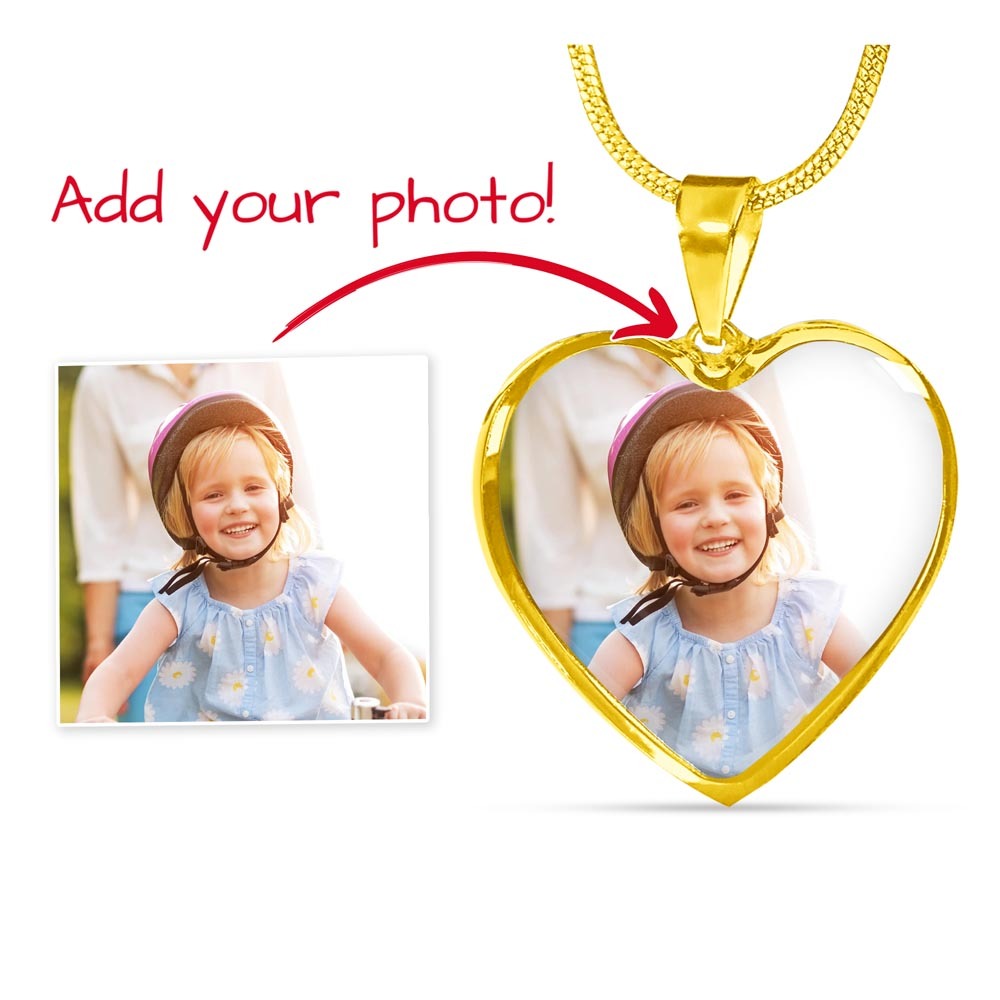 Custom Upload Heart Pendant